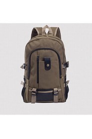 Men Canvas Bucket Backpack Brown / Black / Khaki