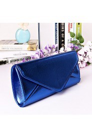 Women PU Minaudiere Clutch / Evening Bag Blue / Gold / Silver / Black