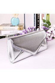 Women PU Minaudiere Clutch / Evening Bag Blue / Gold / Silver / Black