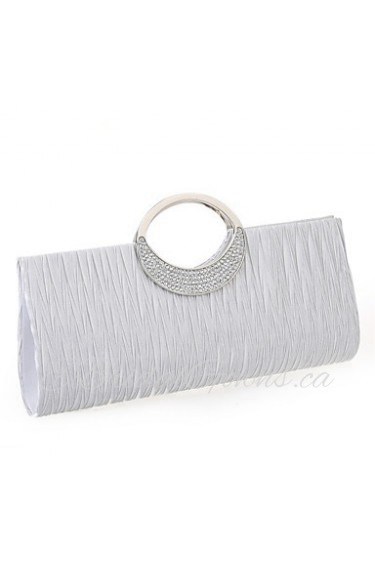 Women Formal / Event/Party / Wedding Satin Clutch White / Blue / Red / Black / Almond