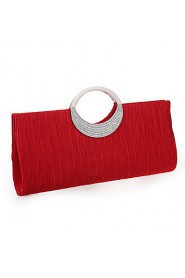 Women Formal / Event/Party / Wedding Satin Clutch White / Blue / Red / Black / Almond