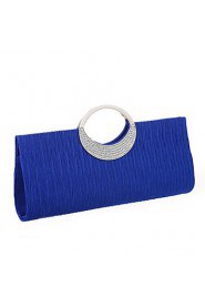 Women Formal / Event/Party / Wedding Satin Clutch White / Blue / Red / Black / Almond