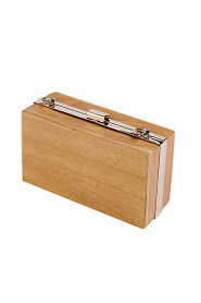 Women's Handmade Pure Wooden Evening Bag