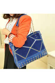 Women Casual / Office & Career / Shopping PU Tote Blue / Red / Black