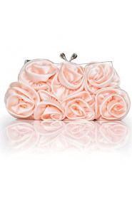 Handbag Silk Evening Handbags/Clutches With Flower