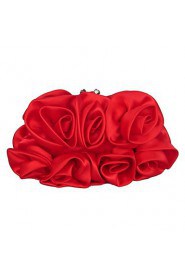 Handbag Silk Evening Handbags/Clutches With Flower