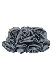 Handbag Silk Evening Handbags/Clutches With Flower