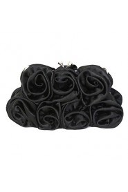 Handbag Silk Evening Handbags/Clutches With Flower