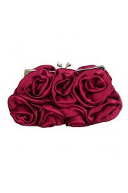 Handbag Silk Evening Handbags/Clutches With Flower