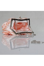 Handbag Silk Evening Handbags/Clutches With Flower