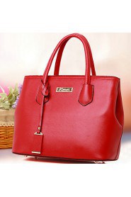 Women PU Doctor Shoulder Bag / Tote Blue / Brown / Red / Black / Burgundy