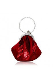 Gorgeous Satin With Austrian Rhinestone Evening Handbags/ Clutches/ Wristlets More Colors Available