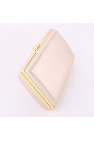 Women PU Minaudiere Clutch / Evening Bag / Wallet / Mobile Phone Bag Gold / Silver / Black