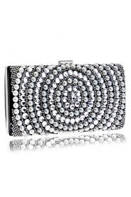 Women Acrylic Jewels Pearl Diamonds Evening Bag