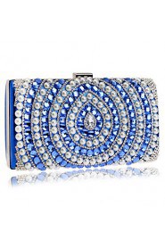 Women Acrylic Jewels Pearl Diamonds Evening Bag