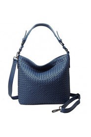 Women Outdoor Other Leather Type Shoulder Bag Blue / Black