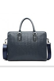 Men PU Formal / Casual / Event/Party / Wedding / Office & Career / Shopping Shoulder Bag / Tote Blue / Black