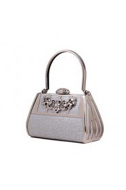 Handbag Faux Leather/Metal Evening Handbags/Bridal Purse With Crystal/ Rhinestone/Metal