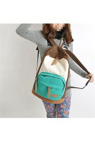 Women's Japanese And Kerean Fashion Canvas Casual Backpack