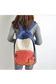 Women's Japanese And Kerean Fashion Canvas Casual Backpack