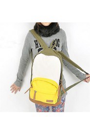 Women's Japanese And Kerean Fashion Canvas Casual Backpack