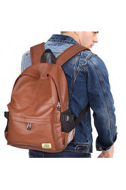 Men Canvas Baguette Backpack Brown/Black