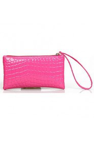 Women Casual Patent Leather Clutch Blue / Black / Fuchsia