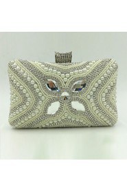 Women Metal Minaudiere Clutch / Evening Bag Gold / Silver / Black