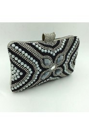 Women Metal Minaudiere Clutch / Evening Bag Gold / Silver / Black