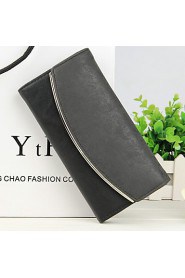 ZX Women PU Multifunction Useful Checkbook Wallet Card & ID Holder Clutch