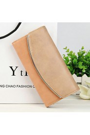 ZX Women PU Multifunction Useful Checkbook Wallet Card & ID Holder Clutch