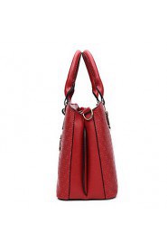 Women Formal / Casual / Office & Career / Shopping PU Tote White / Blue / Gold / Red / Black