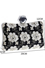 Women The Embroidery Pattern Evening Bag