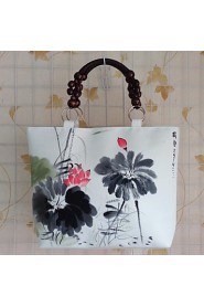 Fashion Women Hand Painting Canvas Casual / Outdoor / Shopping Shoulder Bag