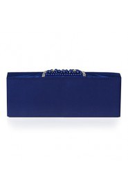 Satin With Imitation Pearl Clutch/Evening Bag (More Colors)