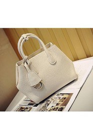 Women Casual PU Tote White / Pink / Orange / Gray / Black