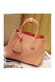 Women Casual PU Tote White / Pink / Orange / Gray / Black