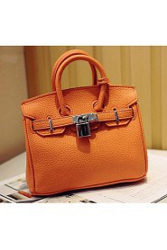 Women Casual PVC Tote White / Pink / Orange / Red / Black