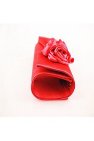 Women's Rose Silk Evening Bag Sapphire Blue Red Green