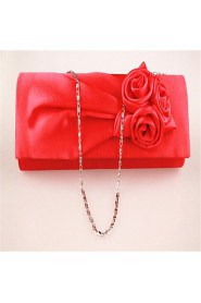 Women's Rose Silk Evening Bag Sapphire Blue Red Green