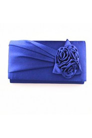 Women's Rose Silk Evening Bag Sapphire Blue Red Green