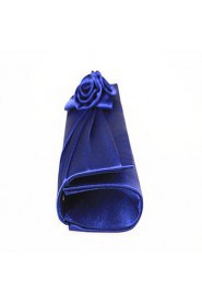 Women's Rose Silk Evening Bag Sapphire Blue Red Green