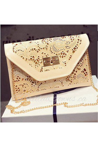 Vintage Fluorescence Envelope Cut Out Clutch