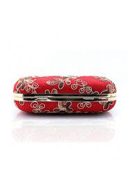 Women Acrylic Baguette Clutch / Evening Bag / Wallet / Key Holder / Coin Purse White / Red / Silver