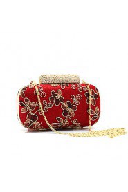 Women Acrylic Baguette Clutch / Evening Bag / Wallet / Key Holder / Coin Purse White / Red / Silver