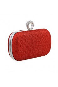 Women Formal / Event/Party / Wedding Glitter Clutch Blue / Gold / Red / Silver / Black