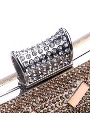 Women Elegant High grade The Peacock Diamonds Evening Bag