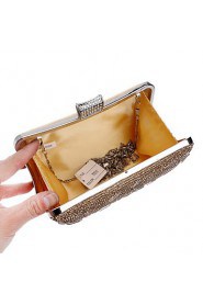 Women Elegant High grade The Peacock Diamonds Evening Bag