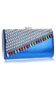 Women Pearl Diamonds Evening Bag