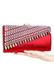 Women Pearl Diamonds Evening Bag